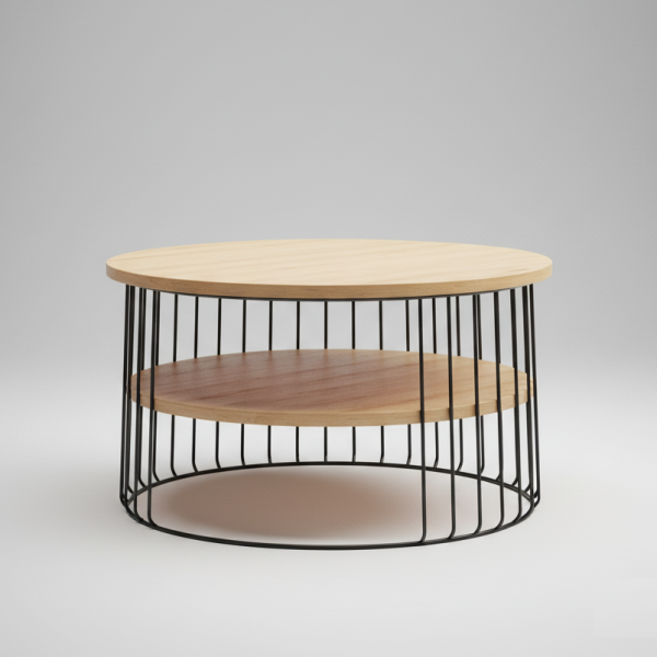 طاولة قهوة دائرية مودرن T-43