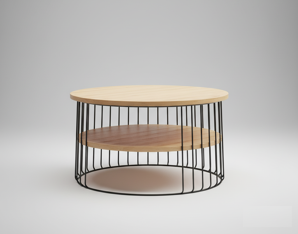 طاولة قهوة دائرية مودرن T-43