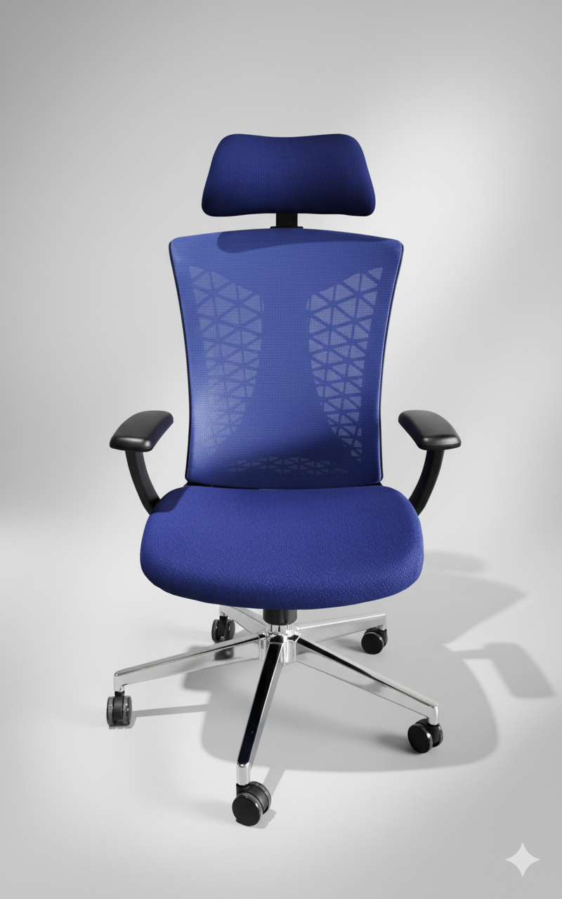 كرسي دوار ظهر عالي شبك متين WY-21A