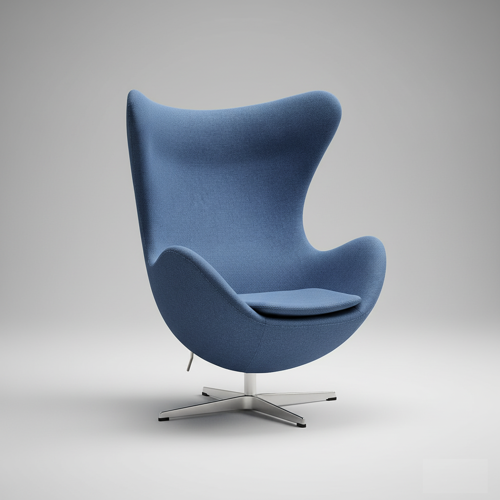 كرسي على شكل بيضاء F-8007