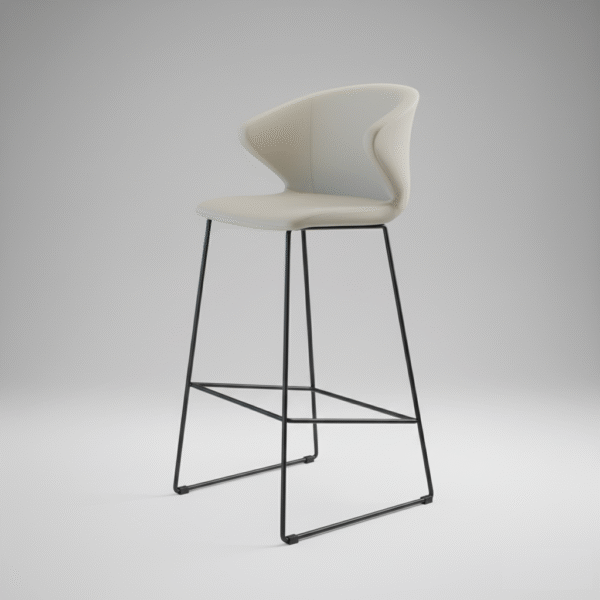  كرسي كاونتر جلد مودرن مريح عالي H-5190-1 